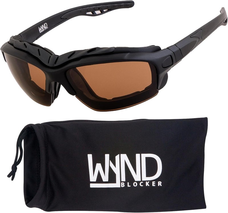 WYND Blocker Calvert Motorcycle Riding Glasses Extreme Sports Wrap Dry Eye Sunglasses (Model 338) - Image 1